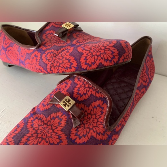 Tory Burch Chandra Smoking Fall 🍁 Loafer  flats size 10 - Picture 7 of 10